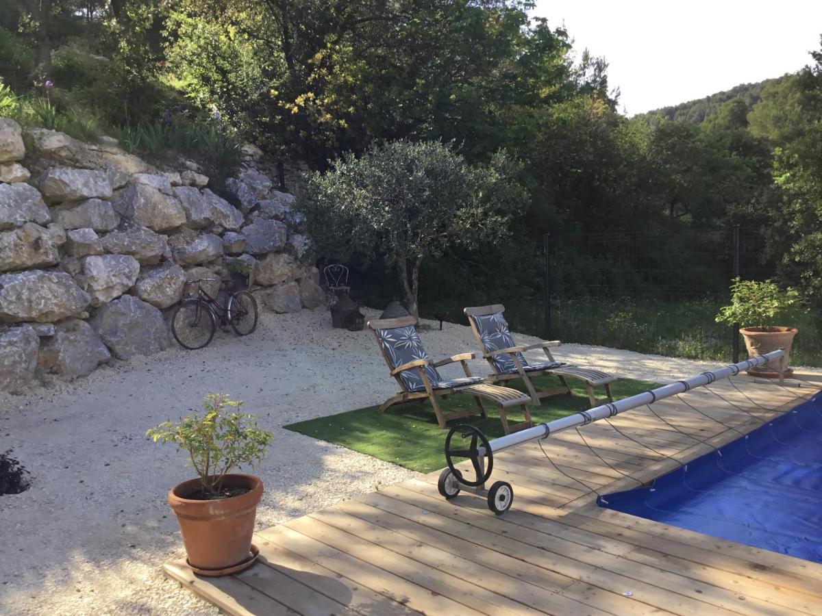 Studio De Charme Avec Piscine 퐁텐드보클루세 외부 사진