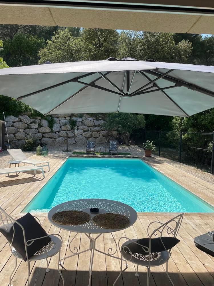 Studio De Charme Avec Piscine 퐁텐드보클루세 외부 사진