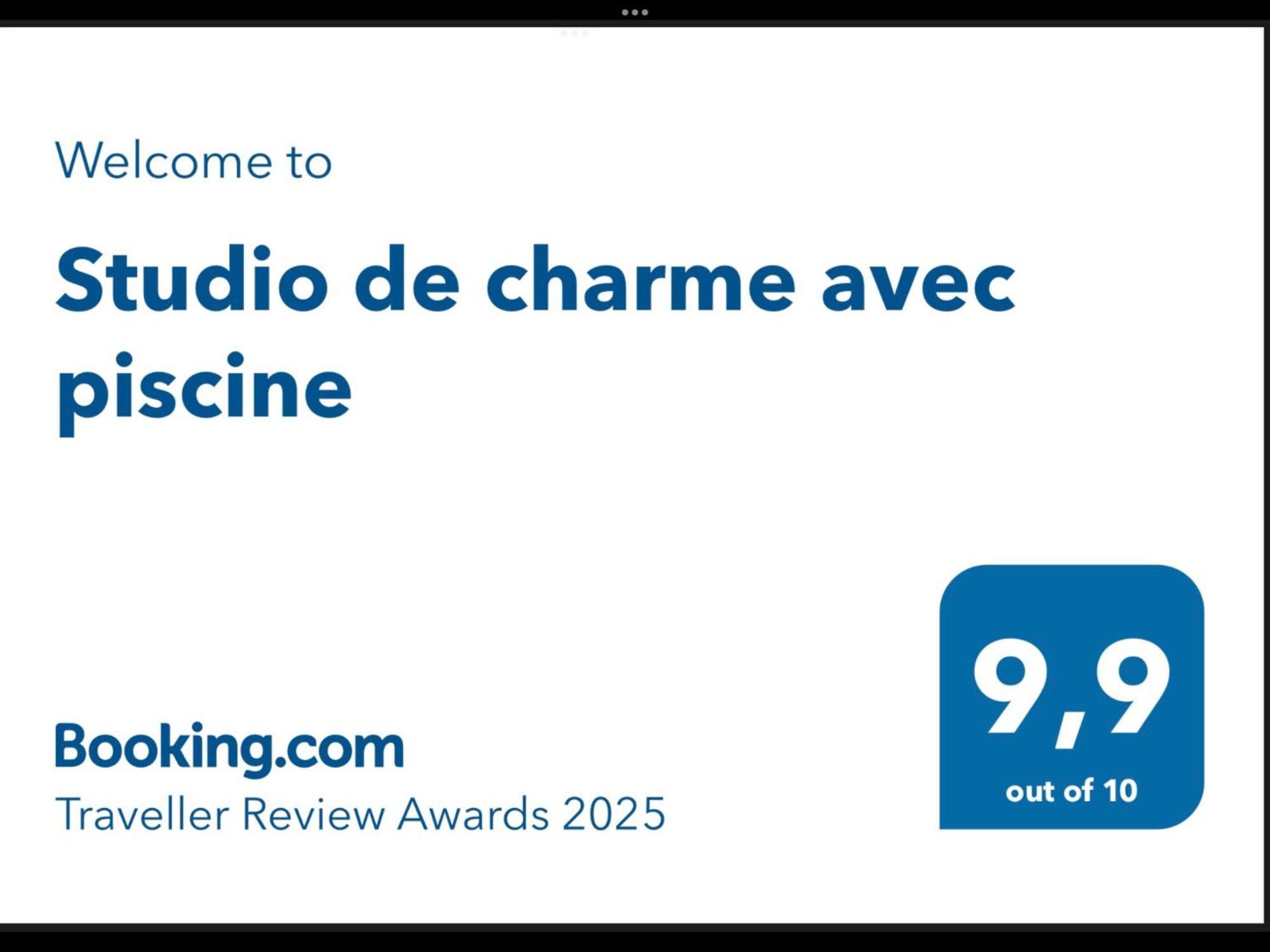 Studio De Charme Avec Piscine 퐁텐드보클루세 외부 사진